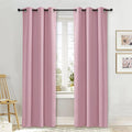 NICETOWN Curtain Blackout Drape Panel, Single Panel, 42 x 84 inch, Rouge Pink by NICETOWN