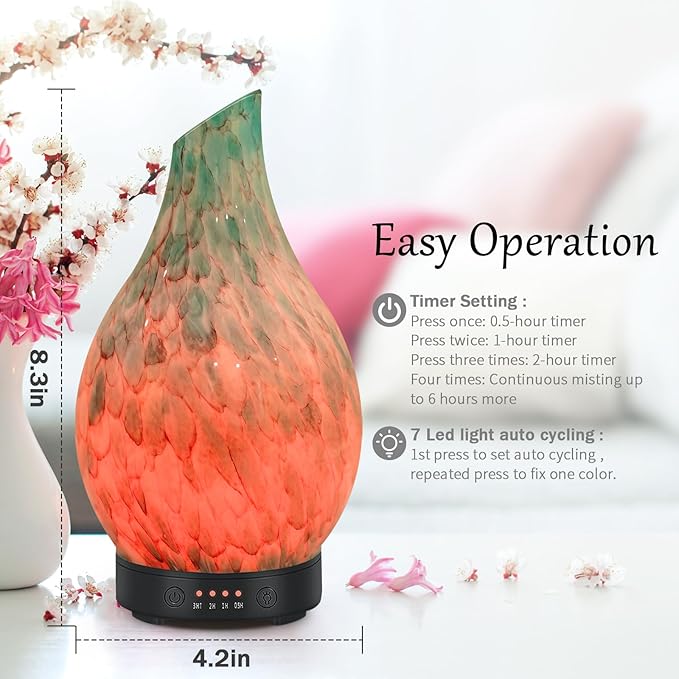 Essential Oil Diffuser 120ml Ultrasonic Aromatherapy Diffuser - Image 4