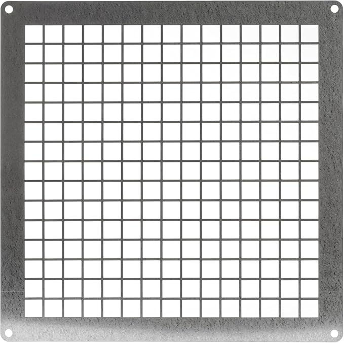 Repa Market 8" x 8" Inch Galvanized Steel Rectangular Crawl Space Vent Grid by RepaMarket