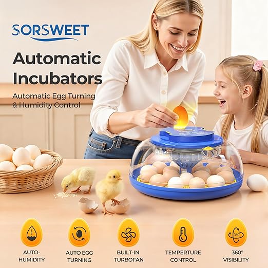 18 Egg Incubators for Hatching Eggs, 360° View - Image 2