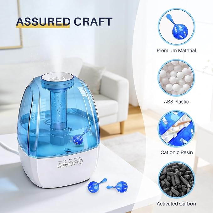 12 Pack Humidifier Cleaner, Humidifier Tank Cleaner Balls compatible - Image 6