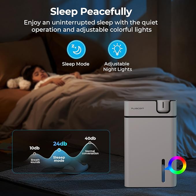 Dehumidifiers for Home, PLUSCENT 1000 Sq.ft Quiet Dehumidifier - Image 5