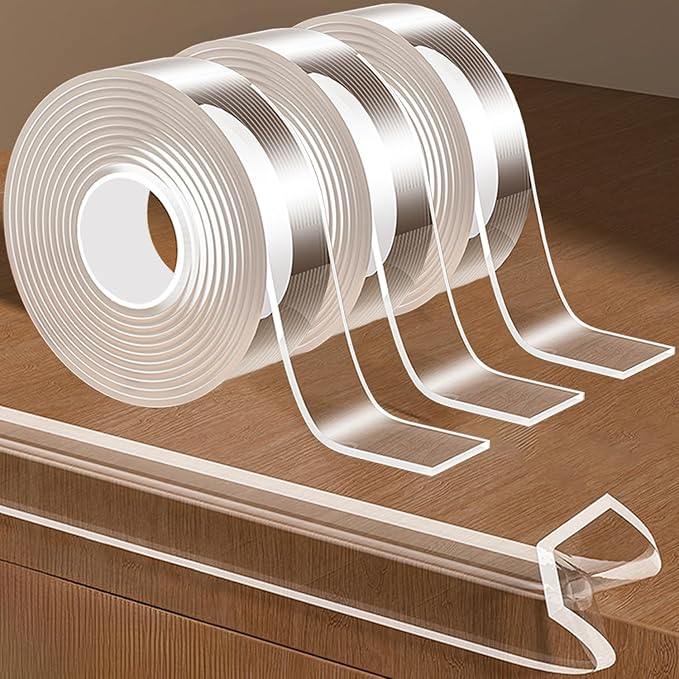 Clear Soft Corner Protectors for Furniture Strip, 0.8in x 9.84FT, Sharp Edge & by Unknown