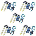 5 Pieces of LM393 3.3V-5V Soil Moisture Detection Sensor, Soil Humidity Sensor by hiBCTR