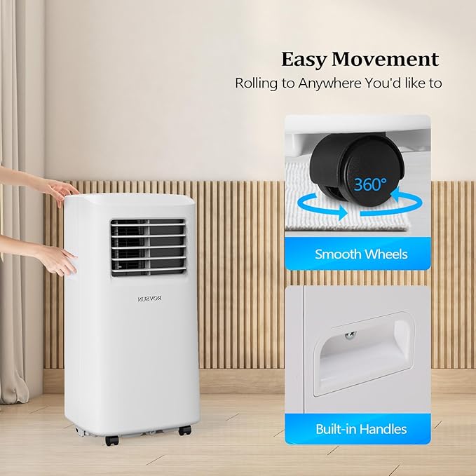 ROVSUN WiFi Enabled Smart 9000 BTU Portable Air Conditioner - Image 4