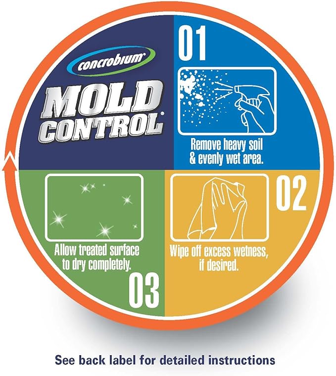 Concrobium Mold Control, 1 Gallon Refill, Eliminates and Prevents Mold - Image 5
