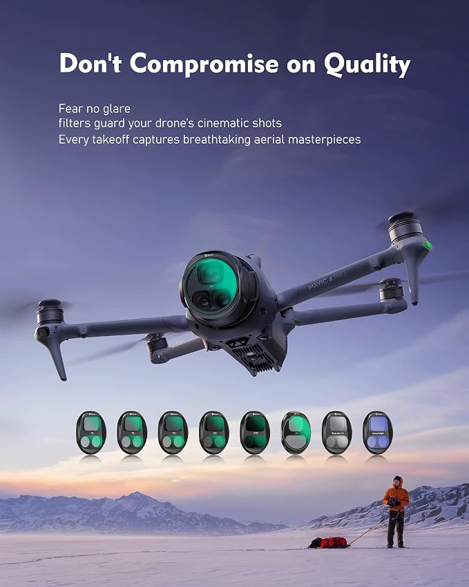 ND1000 Filter for DJI Mavic 4 Pro, 10-Stop Super Neutral Density Filter - Image 6