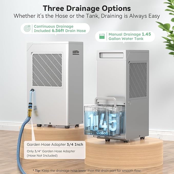 5000 Sq.Ft Energy Star Most Efficient 2024 Dehumidifier, DECIUU Max 100 Pint - Image 6