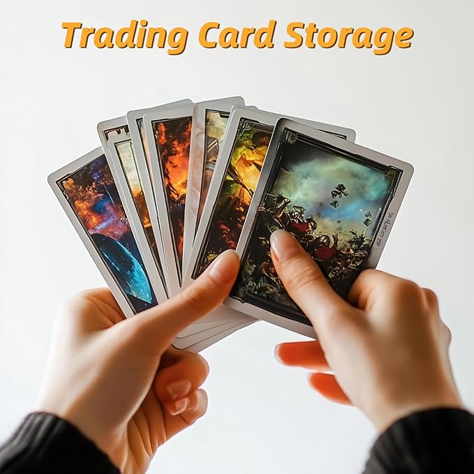 Bulk 900 Capacity Trading Cards Storage Box, in Total 25 Pack All White - Image 5