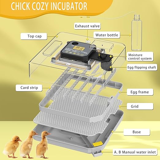 Incubators for Hatching Eggs 48 Egg Incubator - Image 8