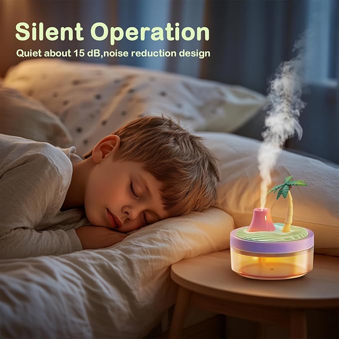 Cute Mini Humidifier 320mL Cool Mist Humidifie mute - Image 7