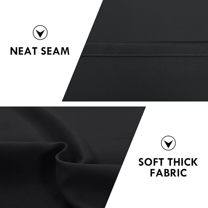 DWCN Blackout Curtains for Bedroom – Rod Pocket Thermal Insulated Noise - Image 6