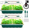 Seed Starter Tray with Grow Light, 96-Cell Seed Starter Kit, Seedling Starter by Ryscam