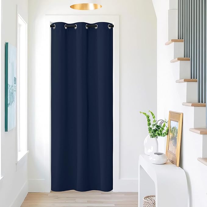 NICETOWN Door Curtain Panels for Doorway Room Divider, Thermal Insulated by NICETOWN