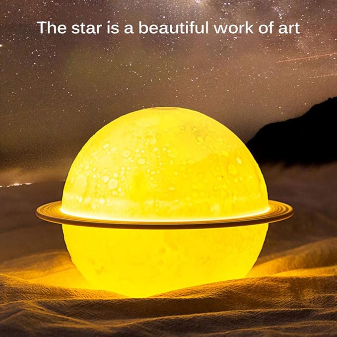 Moon Lamp Humidifier, 2 in 1 Moon Night Light & Humidifiers - Image 3