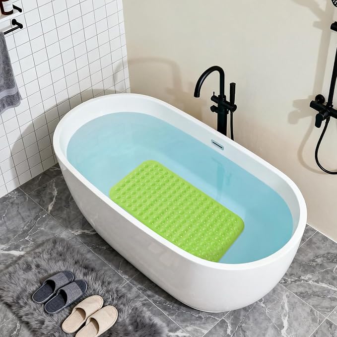 Anti-Slip Bathtub Shower mat, 27.5×14.5（Approximately 70×37cm） inch Soft - Image 5