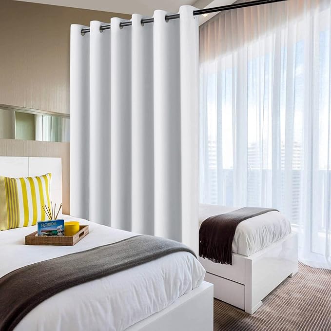 DWCN Total Privacy Room Divider Blackout Curtain - Image 2