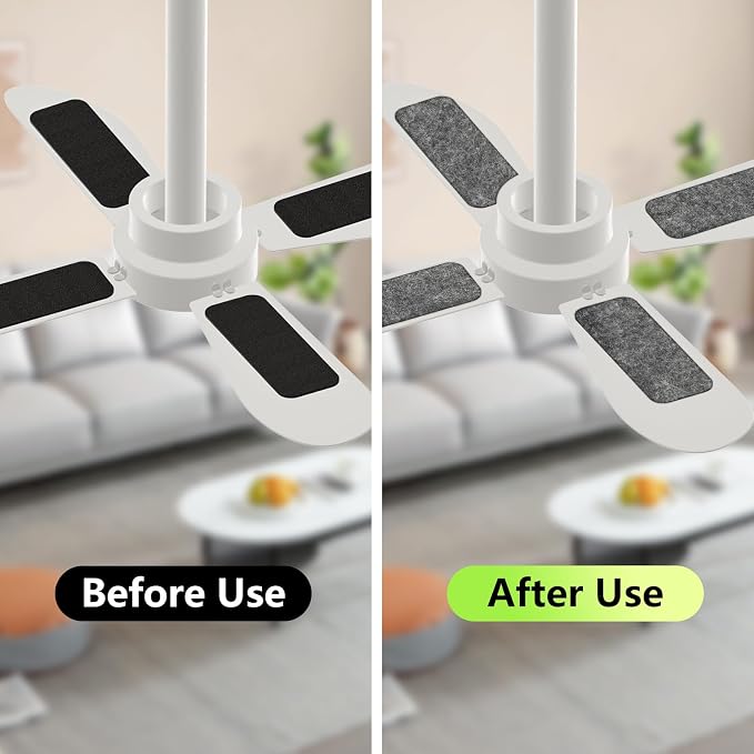 FINGUOLA 30 Pack Ceiling Fan Filters - Image 4