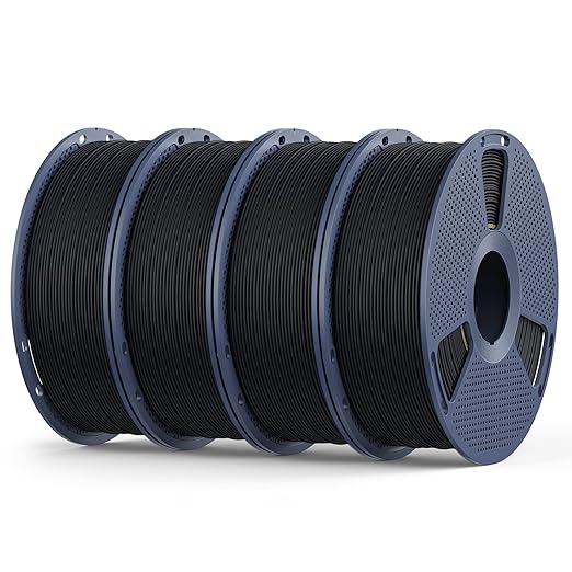 Matte PLA Filament 1.75mm, 4kg SUNLU 3D Printer Filament, Matte Surface Texture by YOOPAI