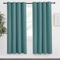 NICETOWN Blackout Drape for Nursery, Sea Teal, Single Panel, 55 by 78-inch by NICETOWN