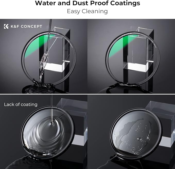 K&F CONCEPT 62mm Magnetic MC UV Lens Protection Filter + Lens Filter Cap | 1s - Image 7