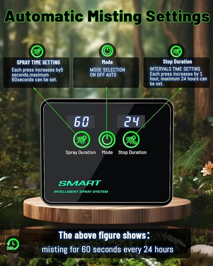 Reptile Humidifiers Smart Misting System, Reptile Mister Automatic - Image 3