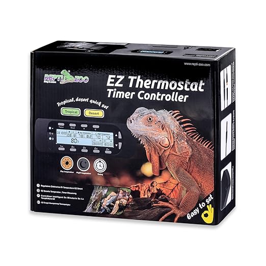 REPTI ZOO Reptile Thermostat Digital Outlet Temperature Timer Troptical or - Image 7