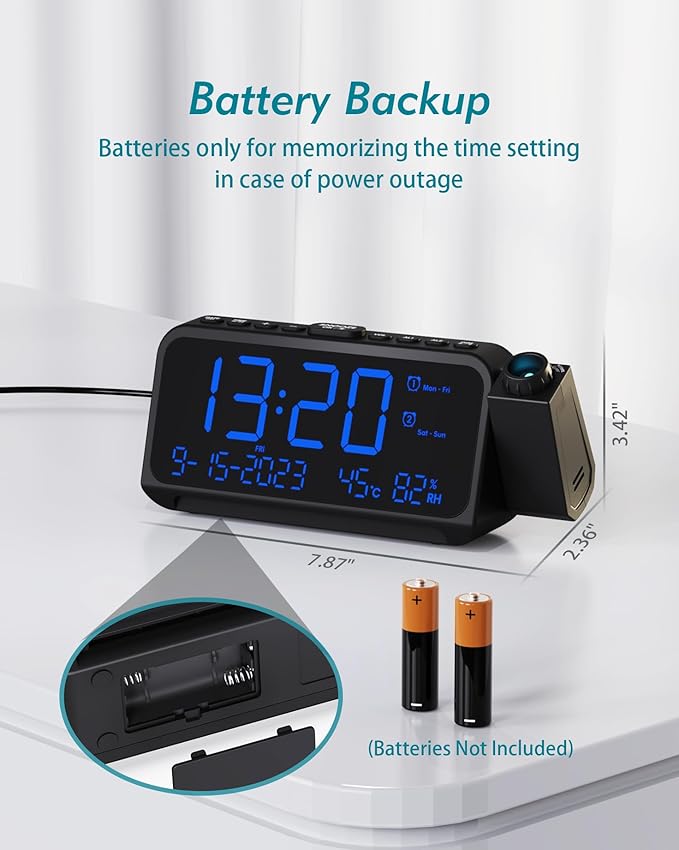 Roxicosly Projection Alarm Clock - Image 7