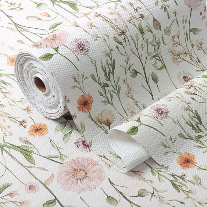 Drawer and Shelf Liner for Kitchen Cabinets Non Adhesive Drawer Liners Floral by Tatyanna