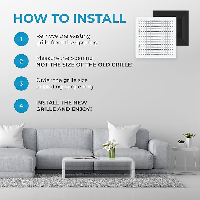 Aluminum 14 x 14 Inch Air Vent Covers - Image 6
