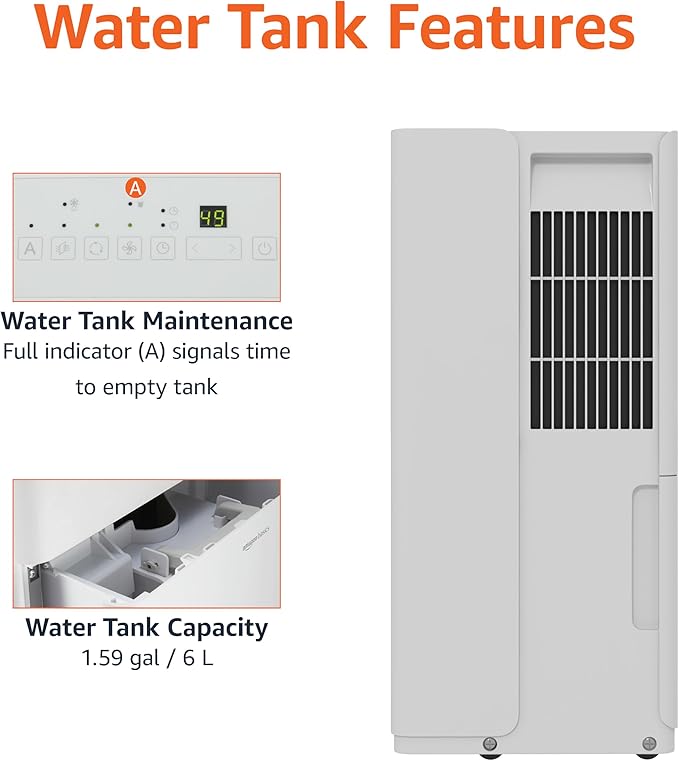 Amazon Basics 50-Pint Large Dehumidifier - Image 4