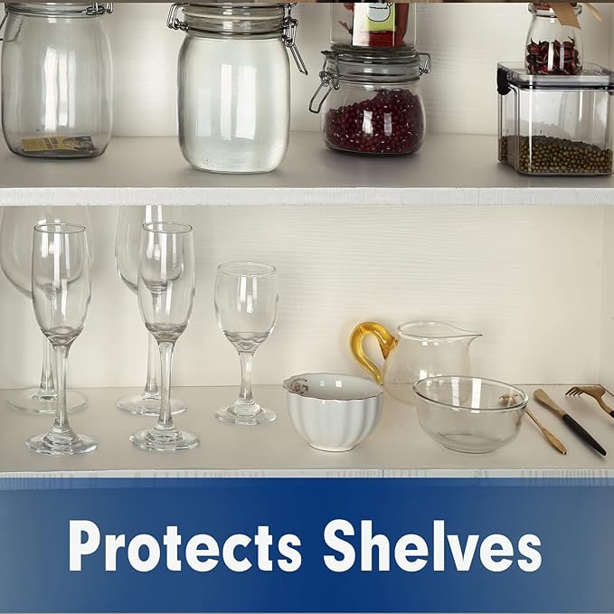 Shelf Liner, Drawer Liner, 17.7 Inches x 20 FT Cabinet Liner - Image 3