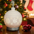 Earnest Living Christmas Ball Essential Oil Diffuser White Ceramic 100 ml by EarnestLiving
