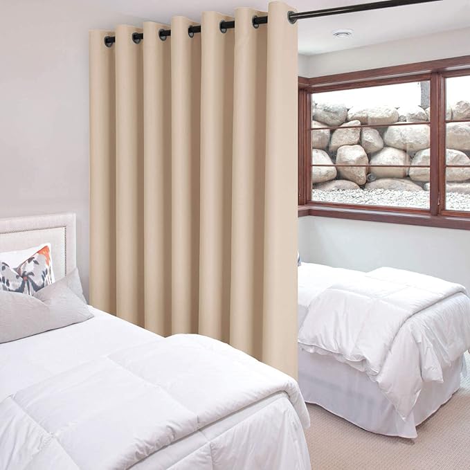 DWCN Total Privacy Room Divider Blackout Curtain - Image 2