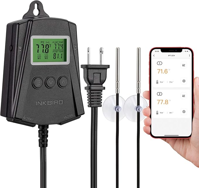 Inkbird WiFi Heat Mat Reptile Thermostat Controller Temperature Controller by Inkbird