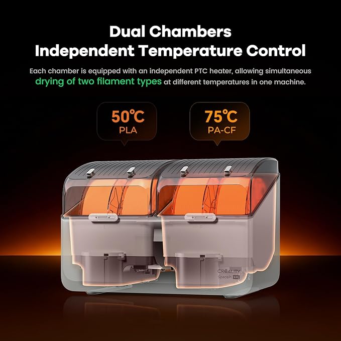 Creality Space Pi X4L Filament Dryer Box, 4 Spool Capacity - Image 4