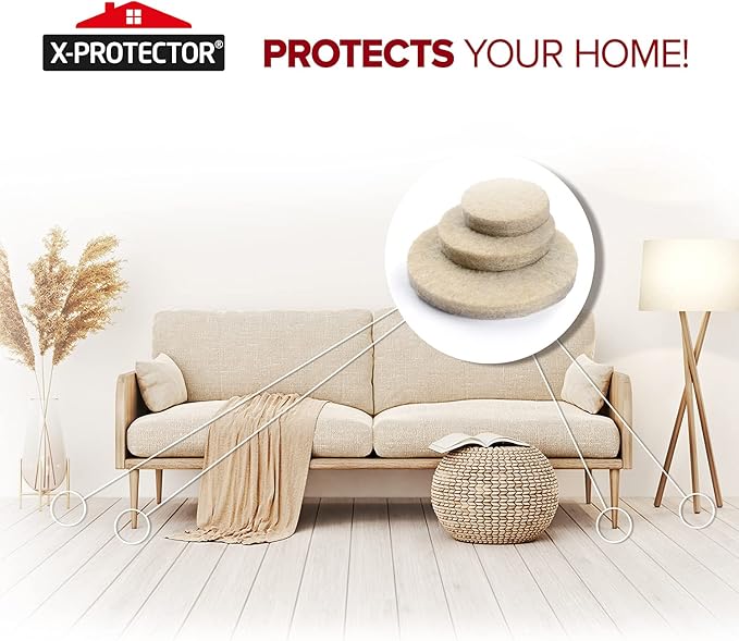 Felt Furniture Pads X-PROTECTOR 10 PCS - Image 6