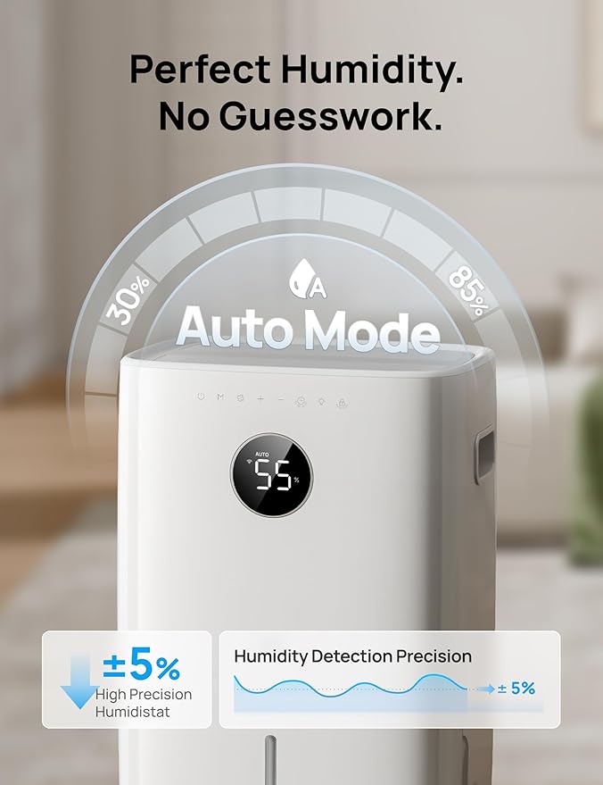 DREO 110-Pint Smart Dehumidifier - Image 5