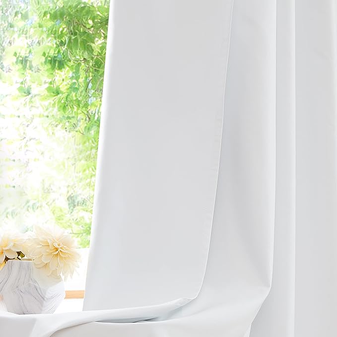 WEST LAKE 100 Blackout Window Curtain Liner 2 Panels Light Blocking Liner - Image 5