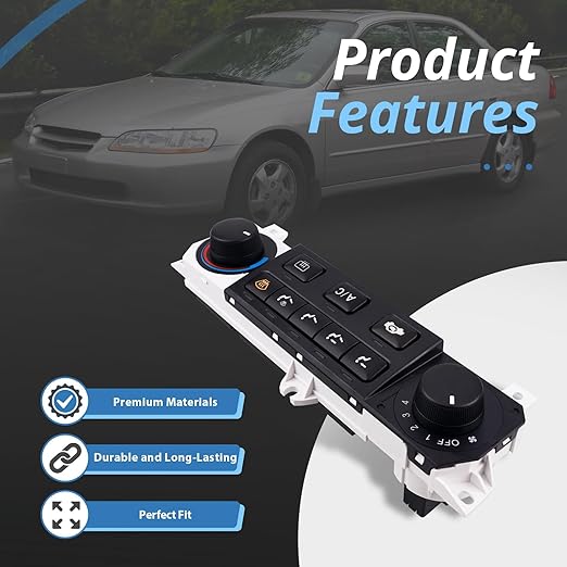 599-268 Heater A/C Control Switch, Front Climate Control Module Compatible - Image 7