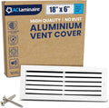 18x6 Inch Air Return Vent Cover Decorative – Premium Aluminum AC Vent Cover by LAMINAIRE