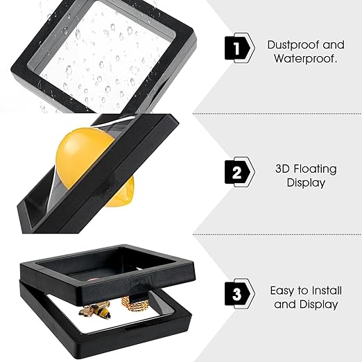 4PCS Quarter Display Case, Floating Display Case - Image 7