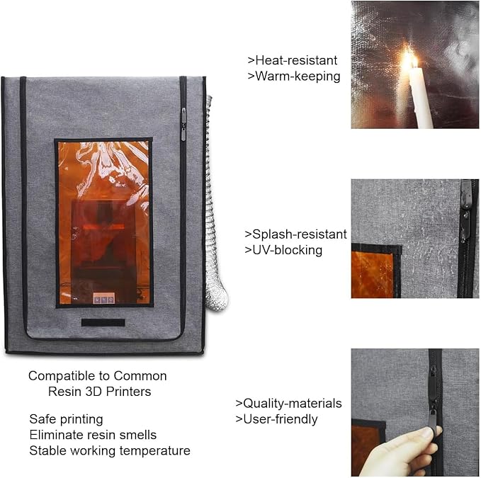 Multifunctional 3D Printer Enclosure w/Adjustable Ventilation Kit Eliminate - Image 4
