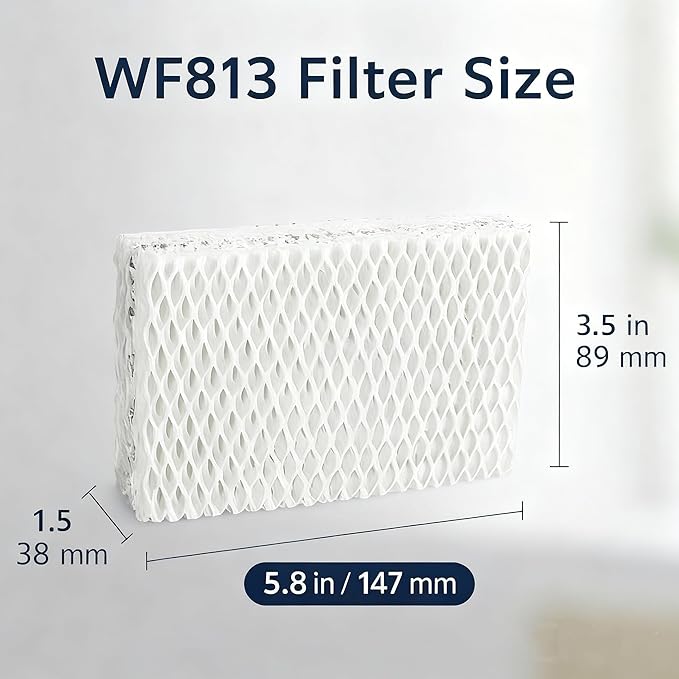 WF813 Humidifier Filter Replacement, High-Density Wick Filters Compatible - Image 2