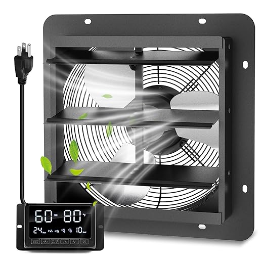 14" Wall Mounted Shutter Exhaust Fan by Hanchen