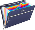 Fireproof Safe Accordion File Organizer Bag Folder, Waterproof Expanding Filing by Tamfile