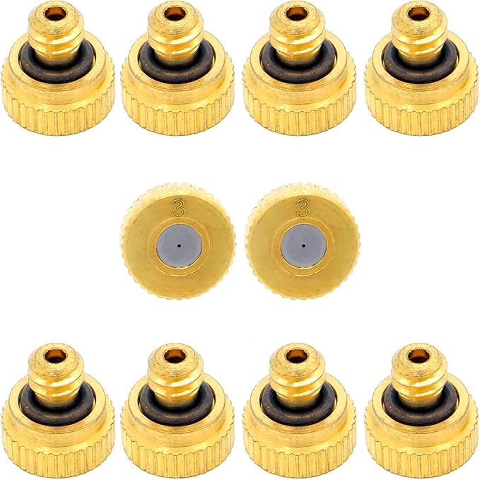 10Pcs Brass Misting Nozzle by ZXUEZHENG