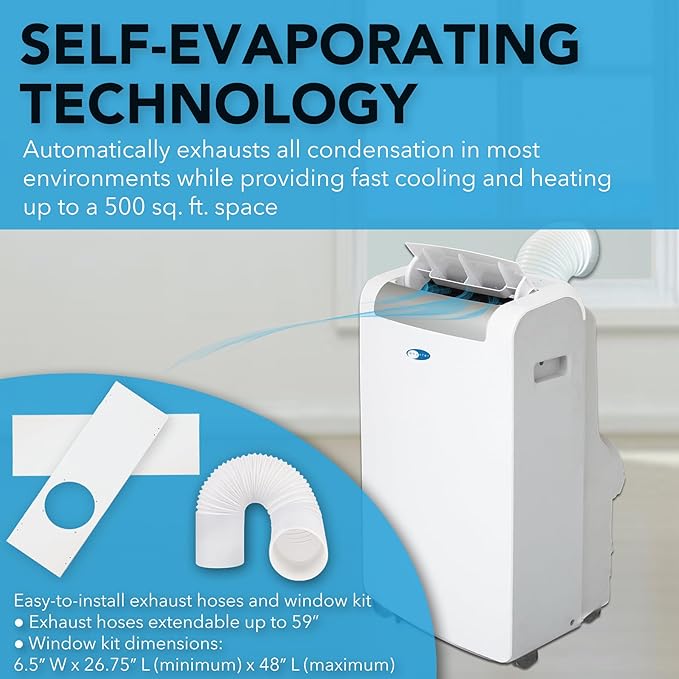 Whynter ARC-148MHP 14, 000 BTU Portable Air Conditioner and 10, 000 BTU - Image 4