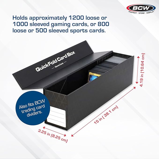 BCW QuickFold Card Boxes for Sleeved Cards - Image 3