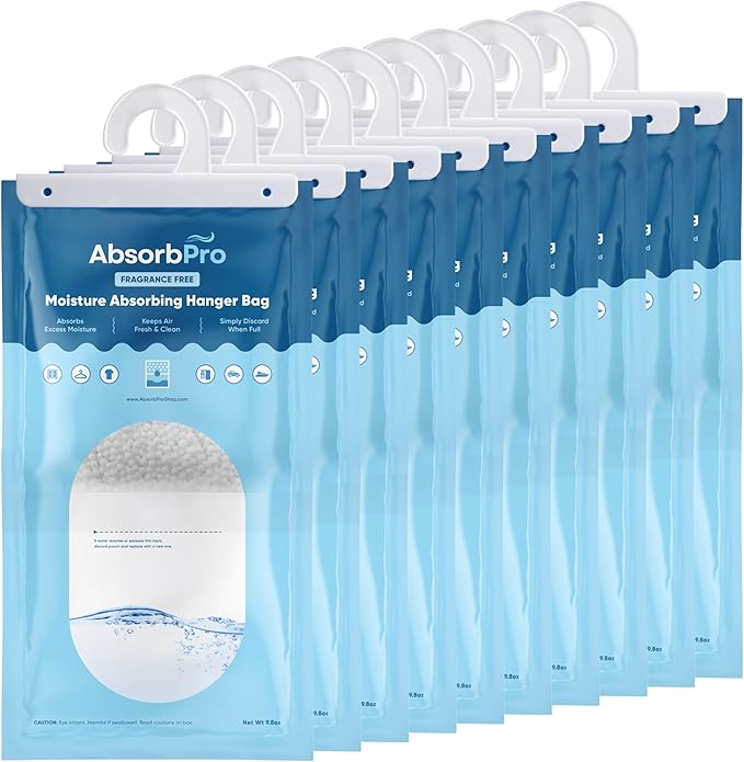 Moisture Absorbing Hanger Bag Fragrance Free by AbsorbPro